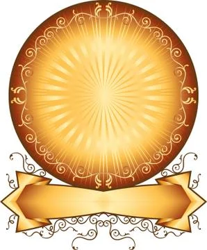 Frame border design Stock Illustration