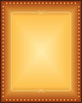 Frame border design Stock Illustration