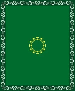 Frame border design Stock Illustration