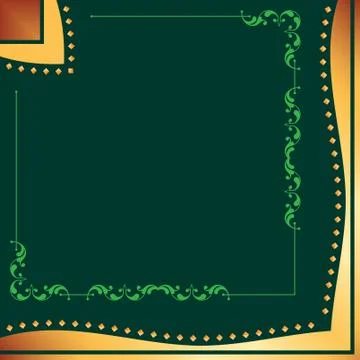 Frame border design Stock Illustration