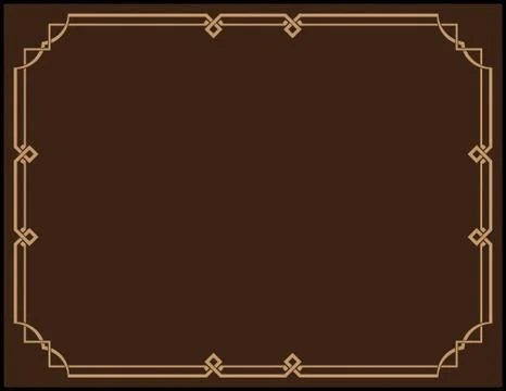 Frame border design Stock Illustration