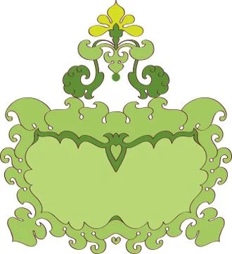 Frame border design Stock Illustration