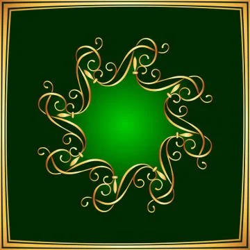 Frame border design 스톡 일러스트