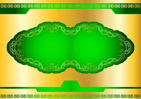 Frame border design Stock Illustration