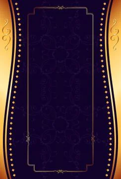 Frame border design Stock Illustration