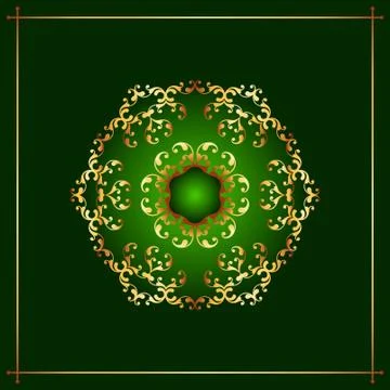 Frame border design Stock Illustration