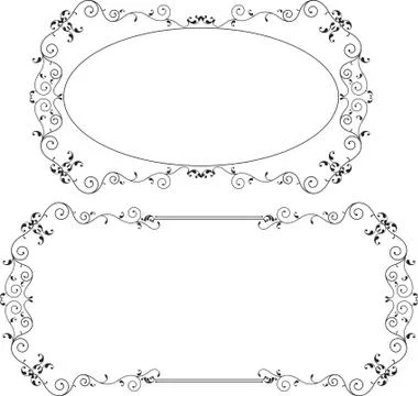 Frame Border Design Stock Illustration