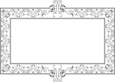 Frame Border Design Stock Illustration