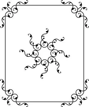 Frame Border Design Stock Illustration