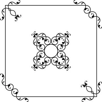 Frame Border Design Stock Illustration