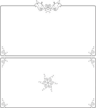 Frame Border Design Stock Illustration