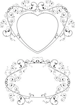 Frame Border Design Stock Illustration