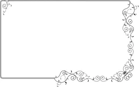 Frame Border Design Stock Illustration