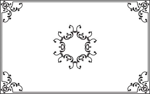 Frame Border Design Stock Illustration