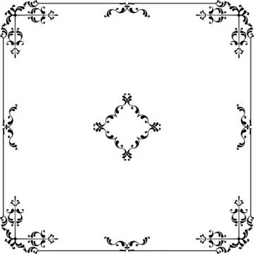 Frame Border Design Stock Illustration