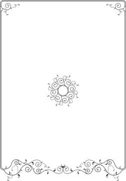 Frame Border Design Stock Illustration