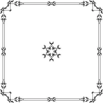 Frame Border Design Stock Illustration