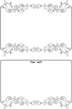 Frame Border Design Stock Illustration