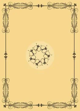 Frame Border Design Stock Illustration