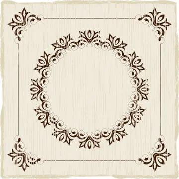 Frame Border Design Stock Illustration