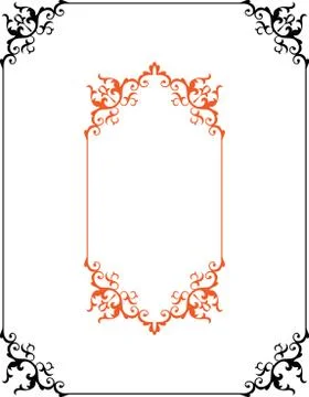 Frame Border Design Stock Illustration