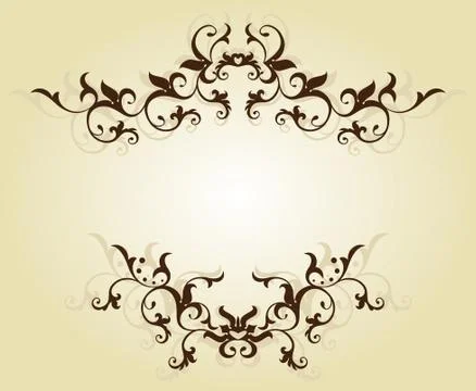 Frame Border Design Stock Illustration