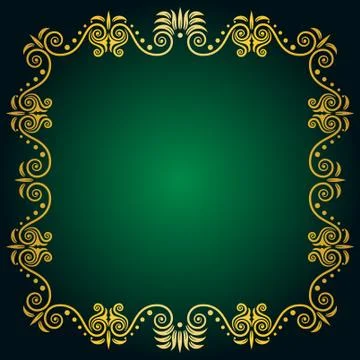 Frame Border Design Stock Illustration