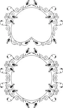 Frame Border Design Stock Illustration
