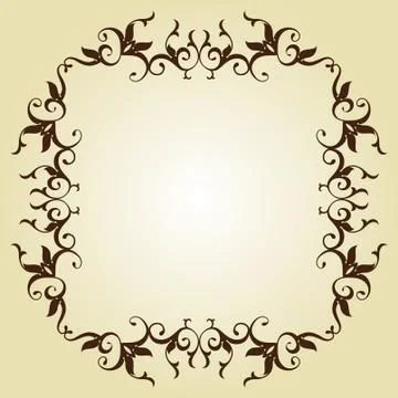 Frame Border Design Stock Illustration