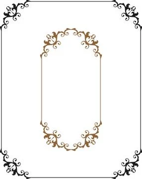 Frame Border Design Stock Illustration