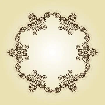 Frame Border Design Stock Illustration