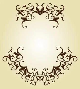 Frame Border Design Stock Illustration