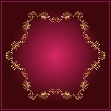 Frame Border Design Stock Illustration