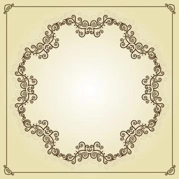Frame Border Design Stock Illustration