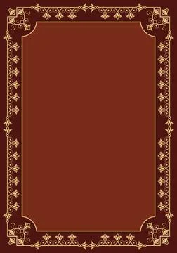 Frame Border Design Stock Illustration