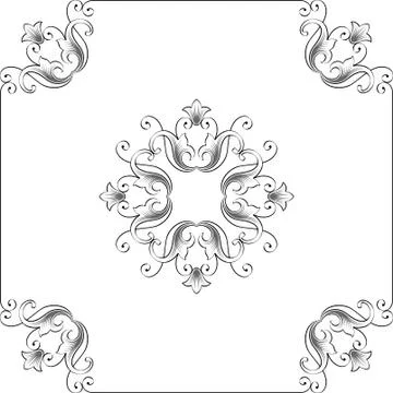 Frame Border Design Stock Illustration