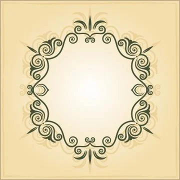 Frame Border Design Stock Illustration