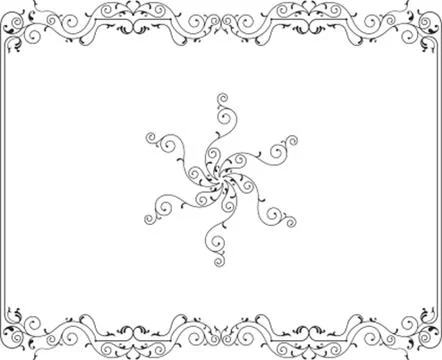 Frame Border Design Stock Illustration