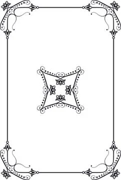 Frame Border Design Stock Illustration