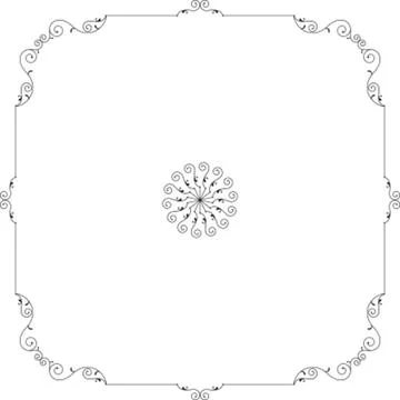 Frame Border Design Stock Illustration