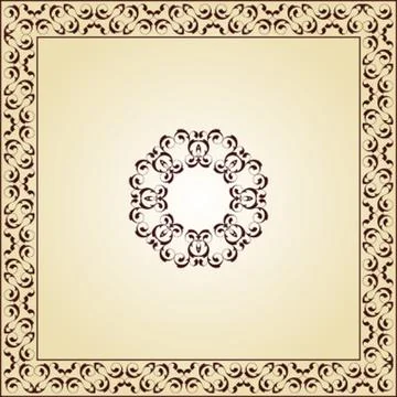 Frame Border Design Stock Illustration