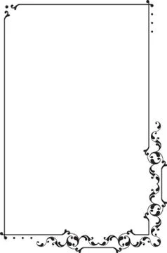 Frame Border Design Stock Illustration