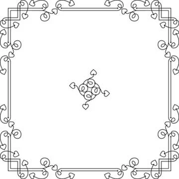 Frame Border Design Stock Illustration