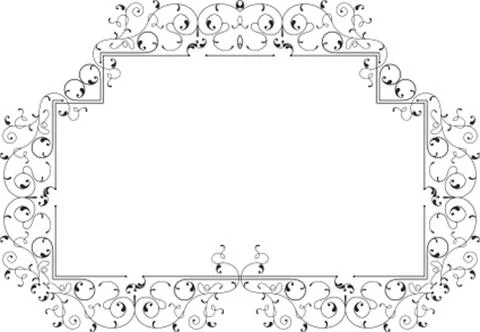 Frame Border Design Stock Illustration