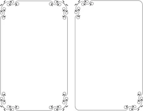 Frame Border Design Stock Illustration