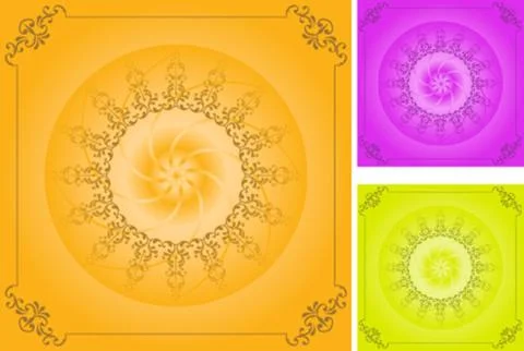 Frame Border Design Stock Illustration