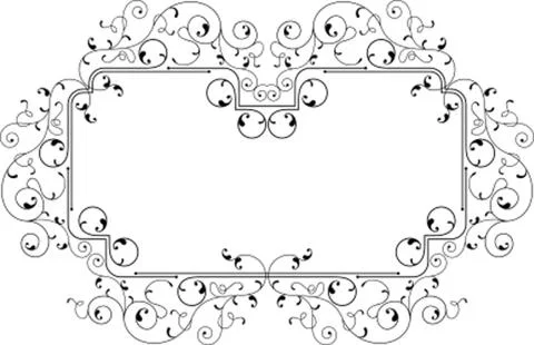 Frame Border Design Stock Illustration