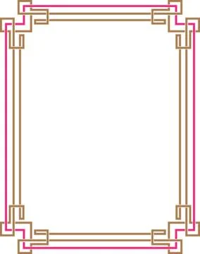 Frame Border Design Stock Illustration