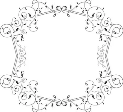 Frame Border Design Stock Illustration