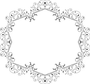 Frame Border Design Stock Illustration
